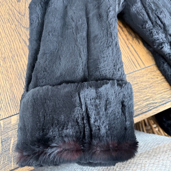 Vintage Black Fur Coat - Picture 3 of 14